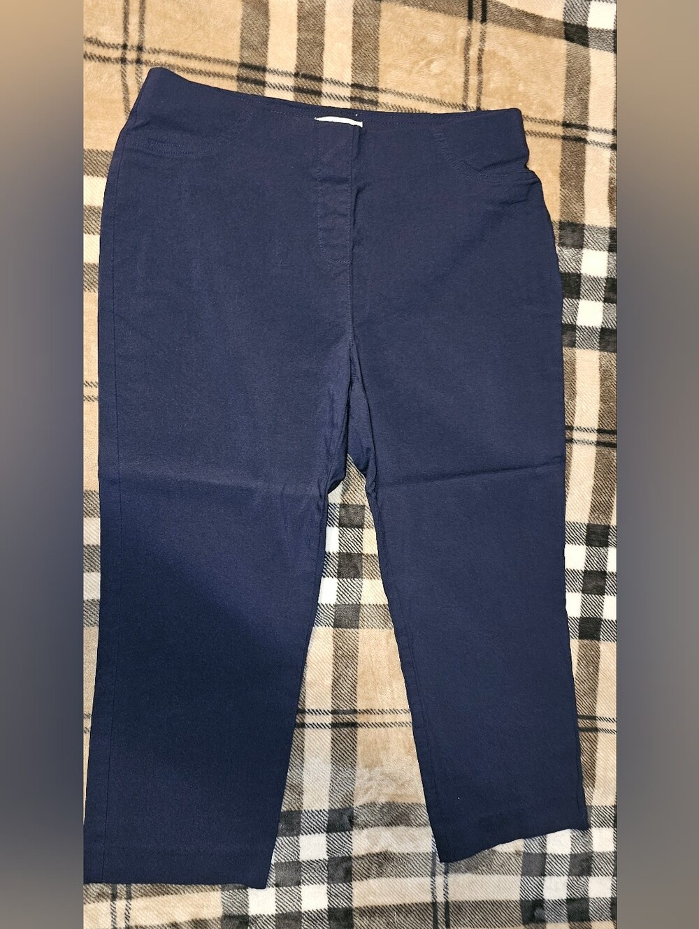 Style & Co. Dark Navy Stretch Capri Pants Petite MP